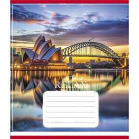 Тетрадь общая "Города в огнях" 096-630107K-4 в клеточку, 96 листов (959063)