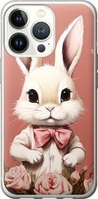 Чохол на iPhone 13 Pro Зайчик із силікону FCh_005601