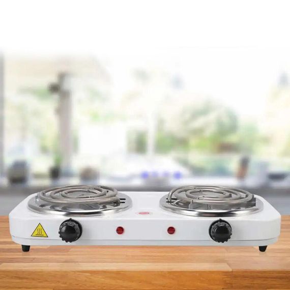 Електроплита спіральна на 2 конфорки, 2000 Вт, RAF 8020B / Електрична двоконфоркова плита | Зображення 5