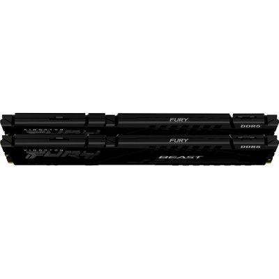 Модуль памяти для компьютера DDR5 64GB (2x32GB) 6000 MHz Beast Black XMP Kingston Fury (ex.HyperX) | Зображення 3