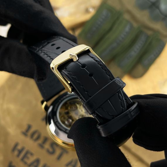 Класичний чоловічий годинник Awarder 022-3D Не Забуду Дім Gold-Gold | Зображення 3