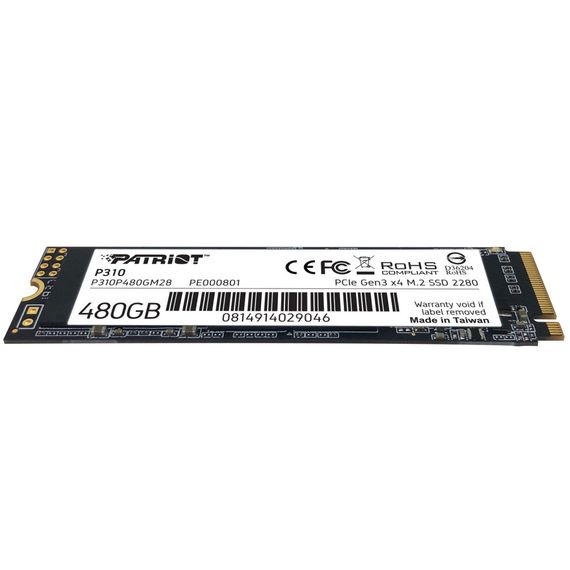 Накопичувач SSD M.2 2280 480GB Patriot (P310P480GM28) | Зображення 3