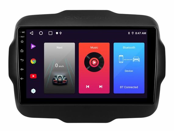 Штатна магнітола Sigma F9216 2+32 Gb Jeep Renegade 2014-2018 9"