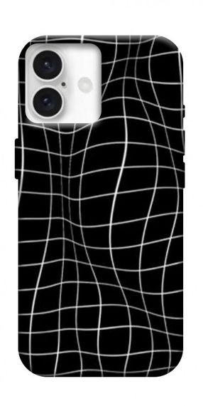 Чохол з картинкою Warped grid для Apple iPhone 16 Plus