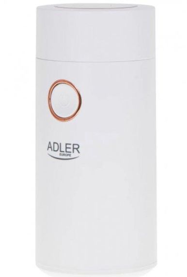 Кофемолка электрическая Adler AD-4446-wg 150 Вт белая | Зображення 1