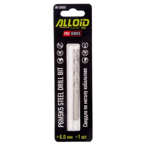 Alloid Pro. Свердло по металу кобальтове 6,0мм Р6М5К5 | Зображення 2