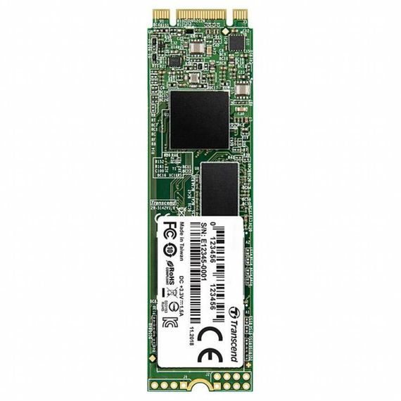 SSD накопичувач Transcend MTS830S 512GB M.2 SATA SATA III TLC (TS512GMTS830S)