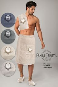 Набор мужской Fakili Sauna С бежевый
