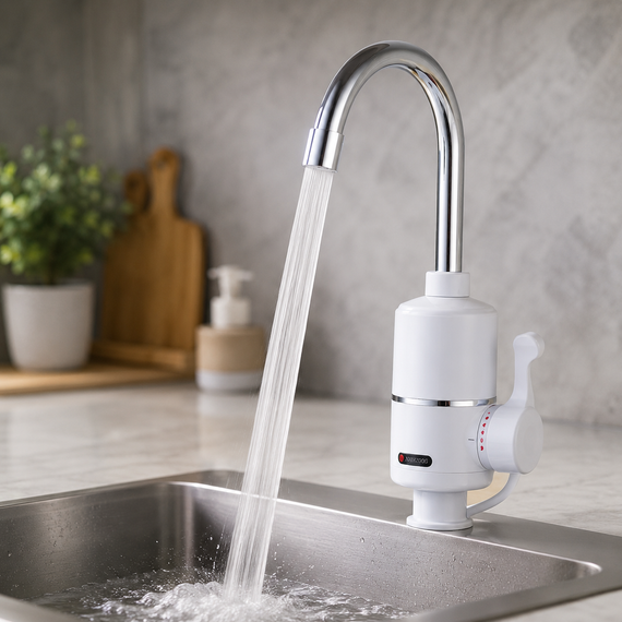 Водонагрівач Delimano WATER HEATER RX-004 / Кран-водонагрівач на нижнє підключення | Зображення 1