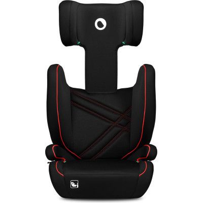 Автокресло Lionelo Hugo I-Size Sporty Black черное с красным (LO-HUGO I-SIZE SPORTY BLACK) | Зображення 2