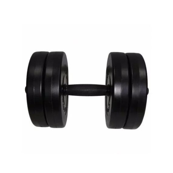 Гантель наборная композитная в пластиковой оболочке Rock pro 10,5 кг NE-PL-G-010 | Зображення 1