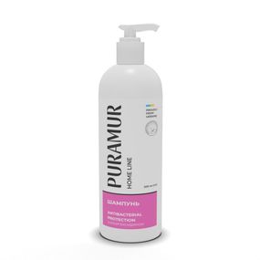 Шампунь антибактериальный для собак и котов Puramur Home Line Antibacterial Protection, 200 мл