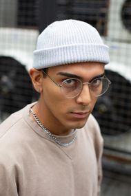 Шапка Біні Without Leon Світло Сіра