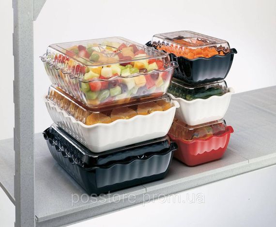 Салатник Cambro 26,5х33,5х8 см, Красный, 4, 6 л | Зображення 6