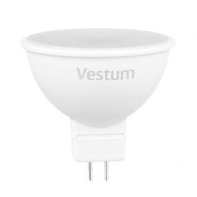 Світлодіодна лампа Vestum MR16 5W 4100K 220V GU5.3 1-VS-1503