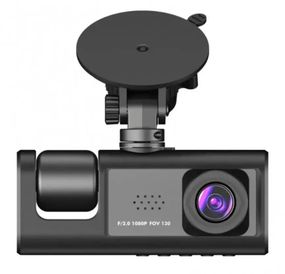Відеореєстратор 3 камери Full HD 1080 Traffic recorder Z37 • Автомобільний відеореєстратор з трьома камерами DVR S1
