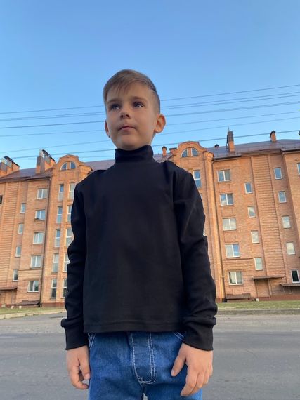 Водолазка дитяча (підліткова) Носи своє 122 Чорний (p-7596-63748) | Зображення 6