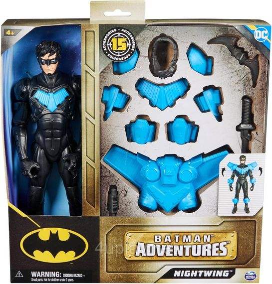 Оригинал DC Comics Batman Adventures Nightwing Бэтмен 30 см игровая фигурка Найтвинг с комплектом брони