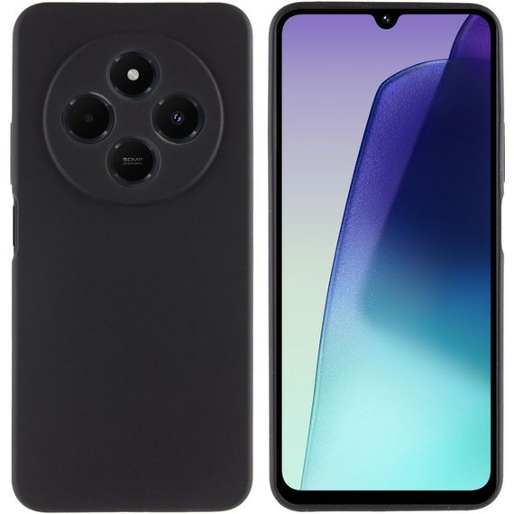 Чехол Silicone Cover Lakshmi Full Camera (AAA) для Xiaomi Redmi 14C / Poco C75 Черный / Black | Зображення 1