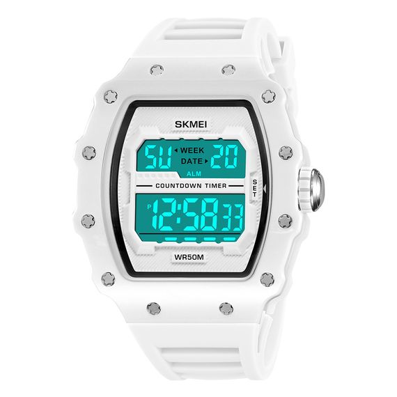 Чоловічий годинник Skmei 2296WT White | Зображення 1