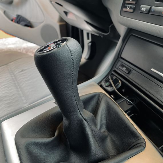 Чохол КПП -2024 ручка OEM (кожзам) для BMW 3 серія E-46 1998-2006 рр | Зображення 2