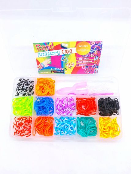 Мінінабір гумок для плетіння браслетів Fashion loom bands