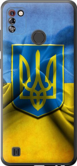 Чехол на Tecno Pop 4 Pro BC3 Флаг и герб Украины 1 "375u-2444-17620"