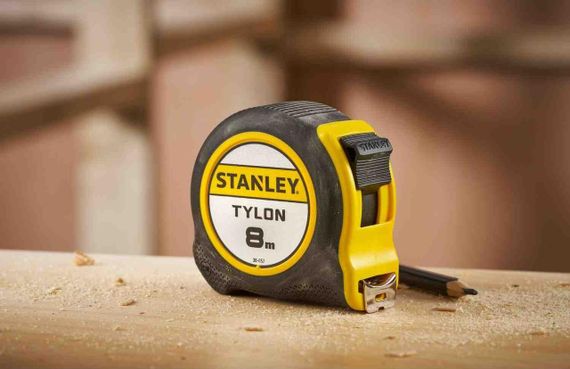Рулетка измерительная Tylon™ длиной 8 м, шириной 25 мм, в пластмассовом корпусе STANLEY 0-30-657 | Зображення 7