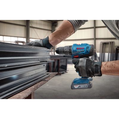 Шуруповерт Bosch GSB 183-LI 18V, 2х2Ah, 21-56 Нм, 374-1815 об/мин, кейс, 1.2 кг (0.601.9K9.100) | Зображення 2