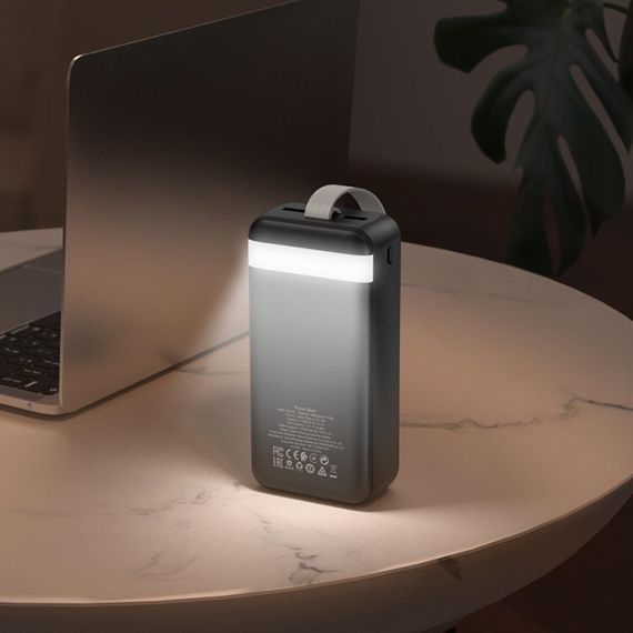 Зовнішній акумулятор BOROFONE BJ14B Freeway Power bank(30000mAh) Black | Зображення 3
