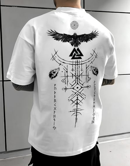 Футболка з ДТФ принтом (оверсайз)