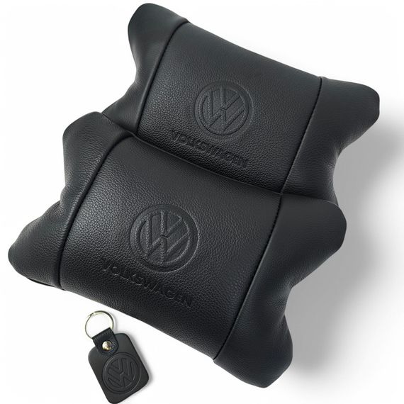 Авто подушка під шию Volkswagen, Подушка для сидіння для автомобільного крісла дорожня шиї QS-73 | Зображення 6