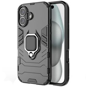 Чехол бампер Primolux Ring Armor для Apple iPhone 16 - Black