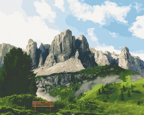 Картина за номерами. Art Craft "Доломітові Альпи" 40х50 см 10555-AC