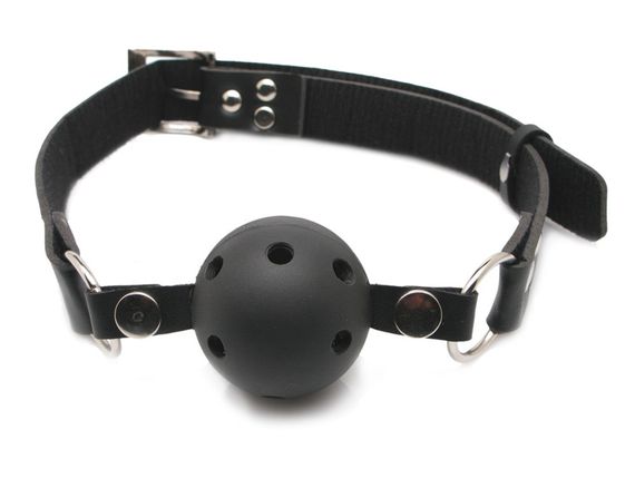 Кляп FFSLE Breathable Ball Gag Blac Sex Aura | Зображення 1