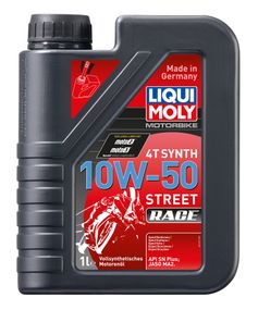 Моторна олива Liqui Moly Motorbike 4T Synth Street Race 10W-50 1л.