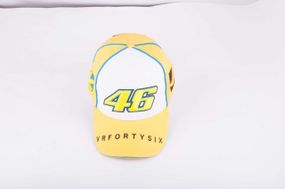 Бейсболка   46 VALENTINO ROSSI   (желто-белая)