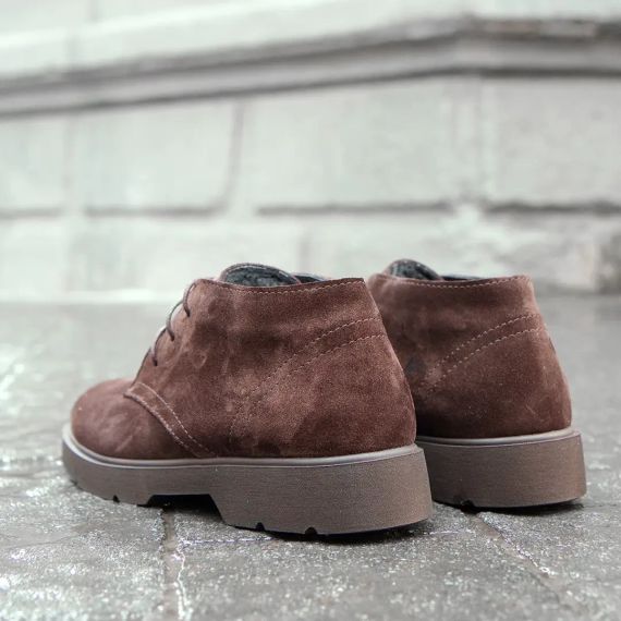 Замшеві черевики коричневого кольору 41 розмір | Зображення 5