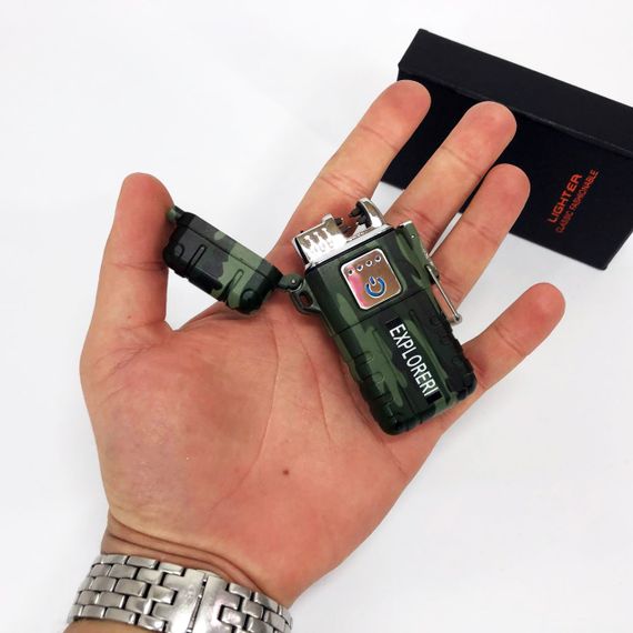 Usb запальничка з електроімпульсом JL317 Explorer, Акумуляторна електро запальничка ZW-53 | Зображення 7