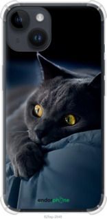 Чохол на iPhone 14 Димчастий кіт "825sp-2648-2448"
