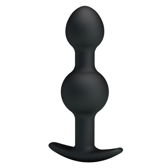 Анальна пробка - Pretty Love Special Anal Stimulation Anal Balls 4.05" Black Sex Aura | Зображення 6