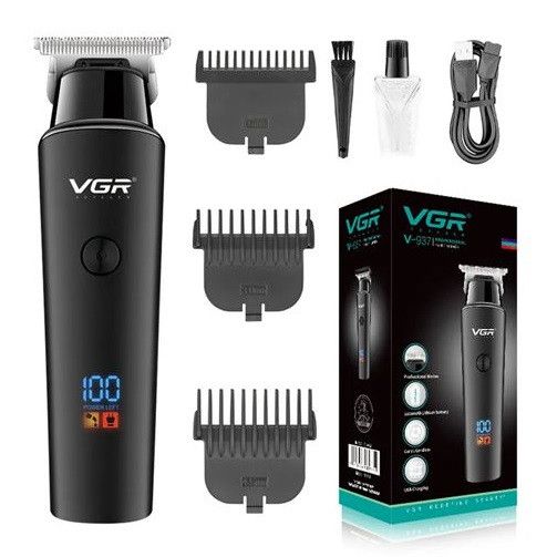 Тример VGR V-998 BLUE з LED-дисплеєм та 4 насадками (46245-V-998 BLUE_367) | Зображення 2
