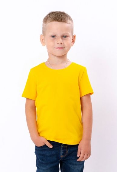 Футболка для хлопчика Носи своє 110 Жовтий (p-11663-127526)