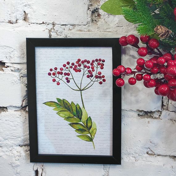 Постер в рамці Калина 21x30 см (A4)