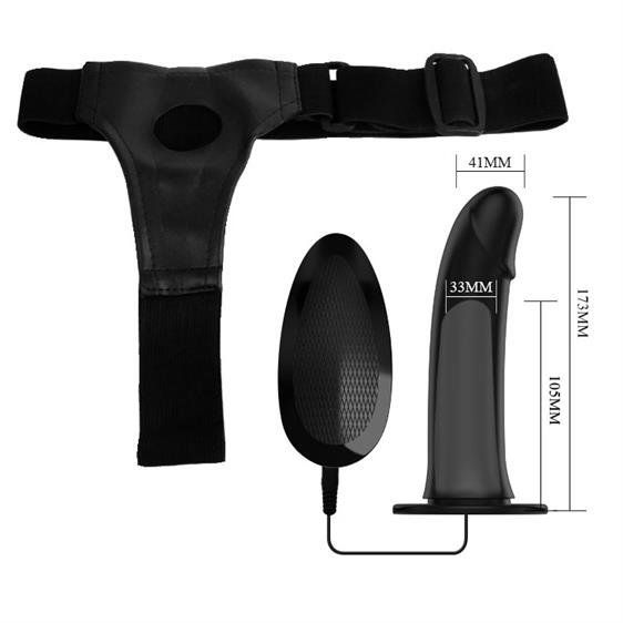 Страпон - Pretty Love Vito 6.8" Vibrating Strap On | Зображення 4