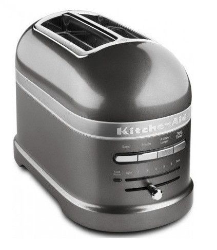 Тостер KitchenAid 5KMT2204EMS Artisan, на 2 хлібця, срібний медальйон
