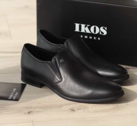 Шкіряні чоловічі туфлі - мінімалізм, який підкреслює статус 39 розмір | Зображення 5