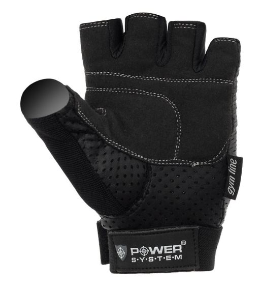 Рукавички для фітнесу Power System PS-2500 Power Plus Black S | Зображення 2