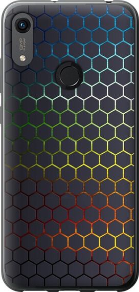 Чехол на Huawei Y6s Переливающиеся соты "498u-1871-17620"