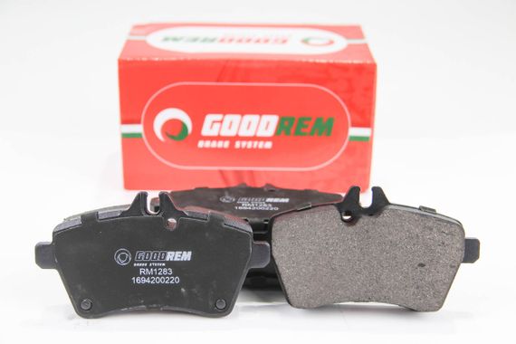 Колодки передні гальмівні Yaris/W169/W245 04-, GOODREM (RM1283) | Зображення 1